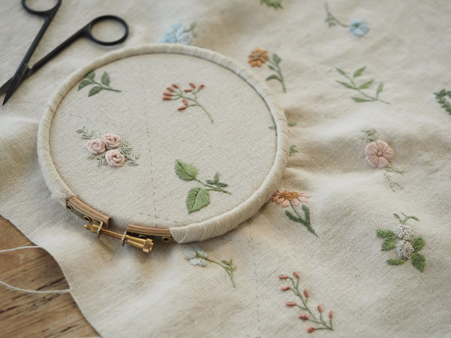 NEW: Floral Trellis Sampler with stabiliser — The Stitchery